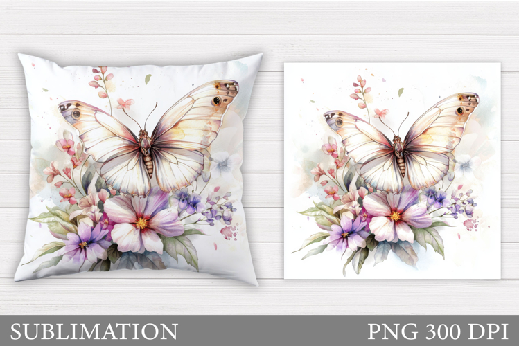 Butterfly Sublimation. Butterfly Pillow Design
