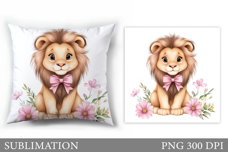 Cute Lion Clipart Image 15
