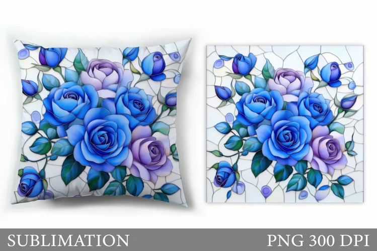 Roses Sublimation. Roses Pillow Sublimation
