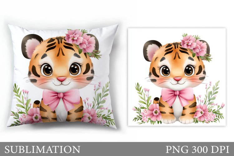 Cute Tiger Clipart Image 13
