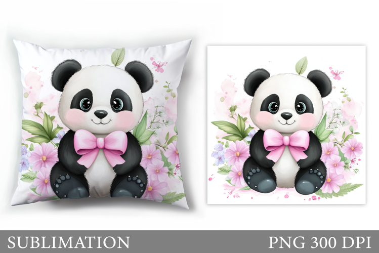 Cute Panda Clipart Image 8
