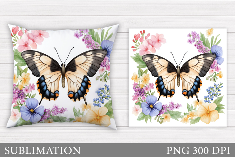 Butterfly Sublimation. Butterfly Pillow Design