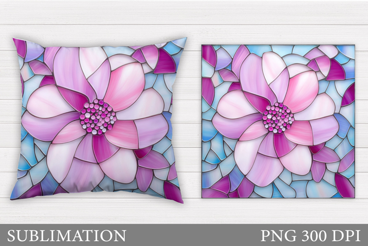 Floral Pillow Sublimation. Flowers Pillow Design