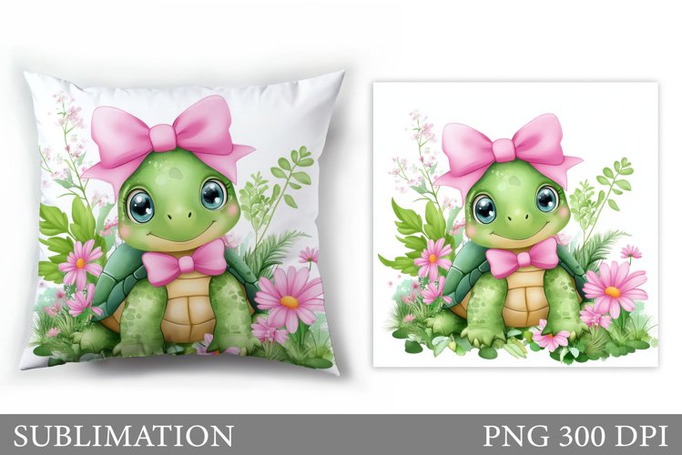 Cute Turtle Clipart Image 18