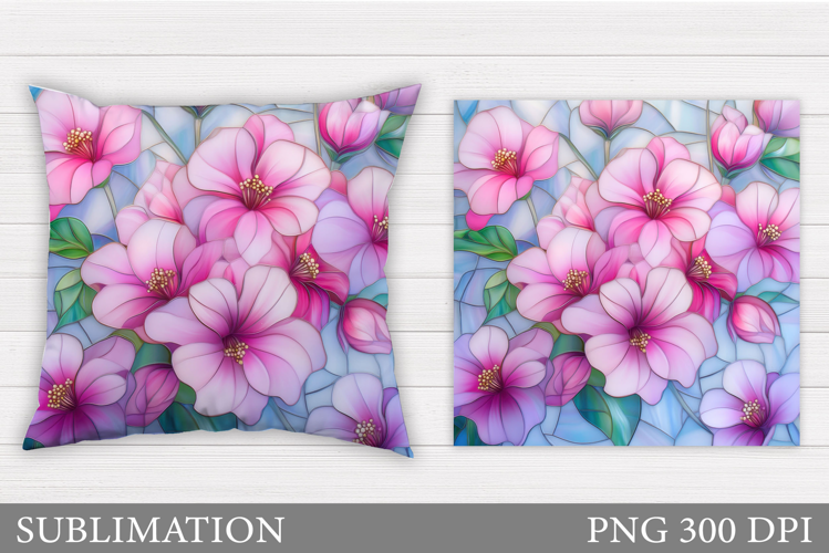 Flowers Sublimation. Flowers Pillow Sublimation