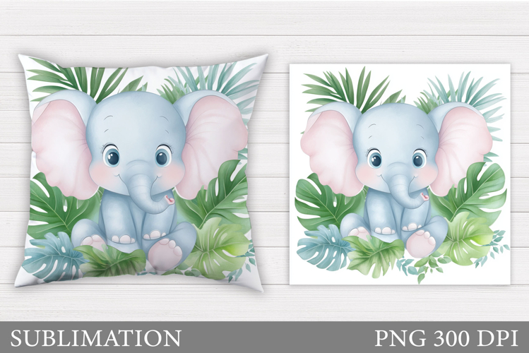 Cute Elephant Clipart Image 13