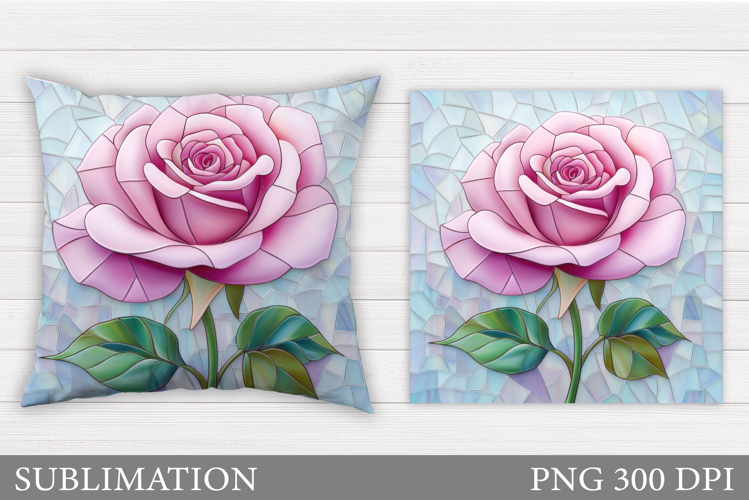 Roses Sublimation. Roses Pillow Sublimation