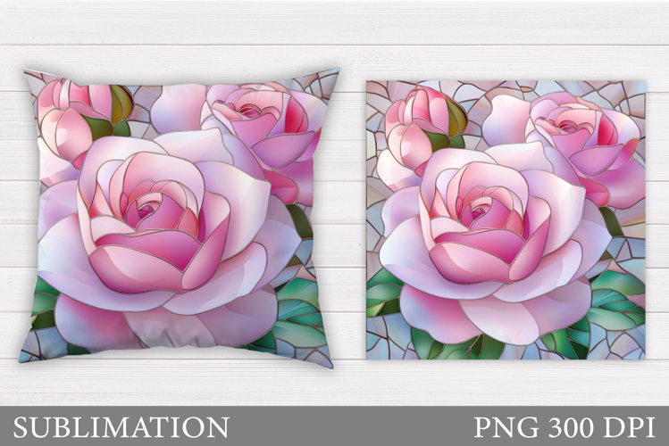 Roses Sublimation. Roses Pillow Sublimation