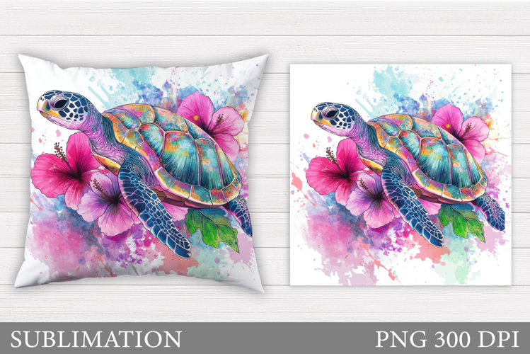 Cute Turtle Clipart Image 6