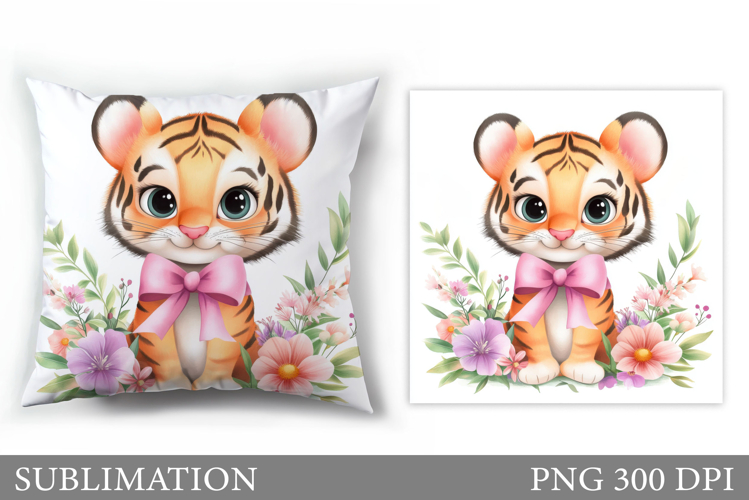 Cute Tiger Clipart Image 9