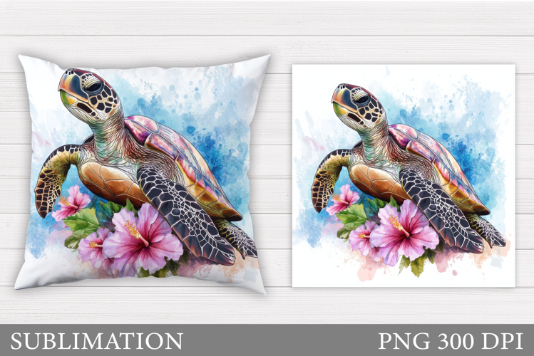 Cute Turtle Clipart Image 5