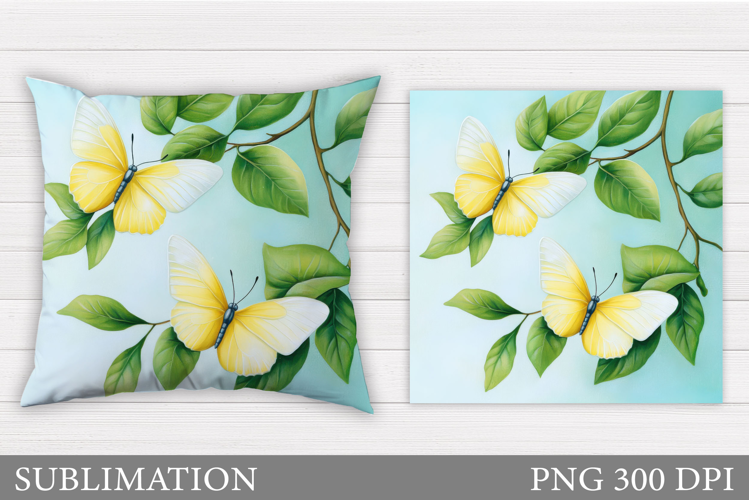 Butterfly Sublimation. Butterfly Pillow Design