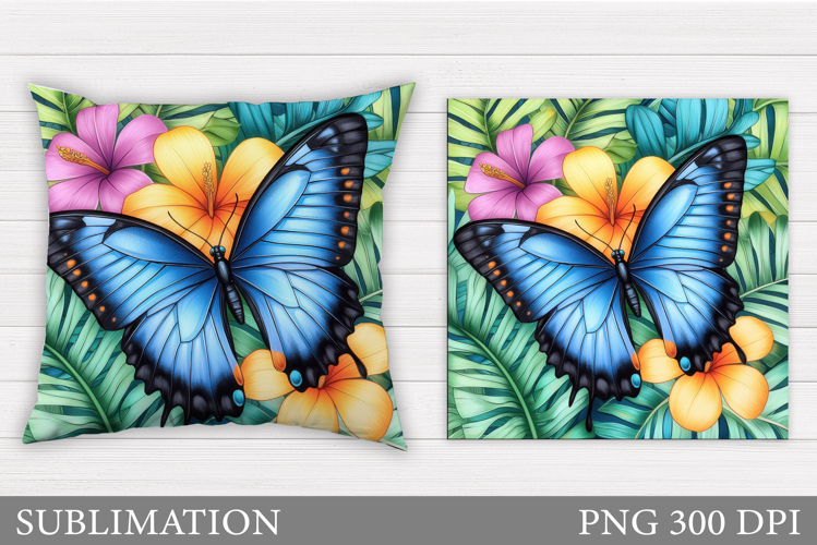 Butterfly Sublimation. Butterfly Pillow Design