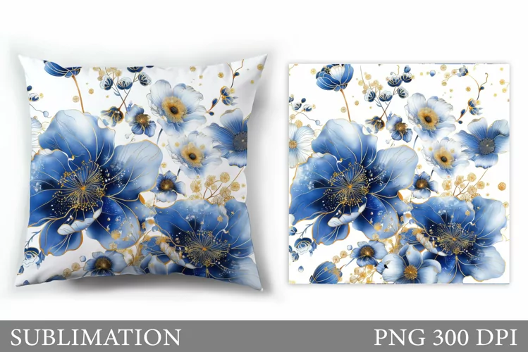 Flowers Sublimation. Flowers Pillow Sublimation