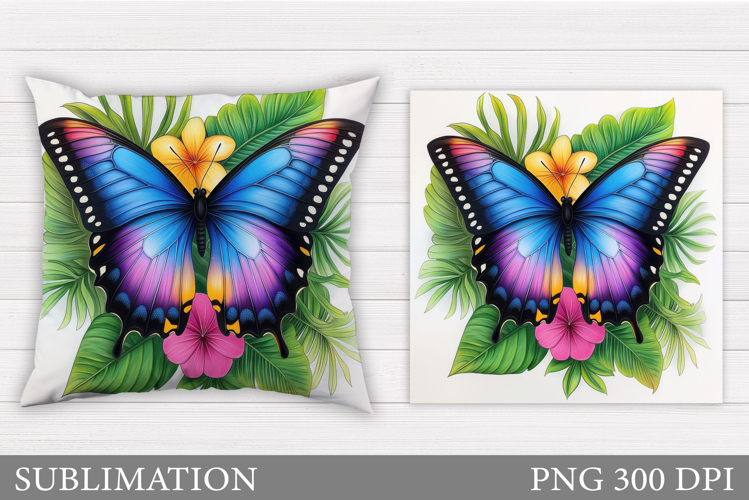 Butterfly Sublimation. Butterfly Pillow Design