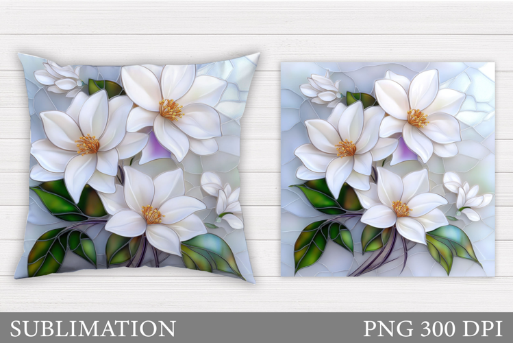 Floral Pillow Sublimation. Flowers Pillow Design