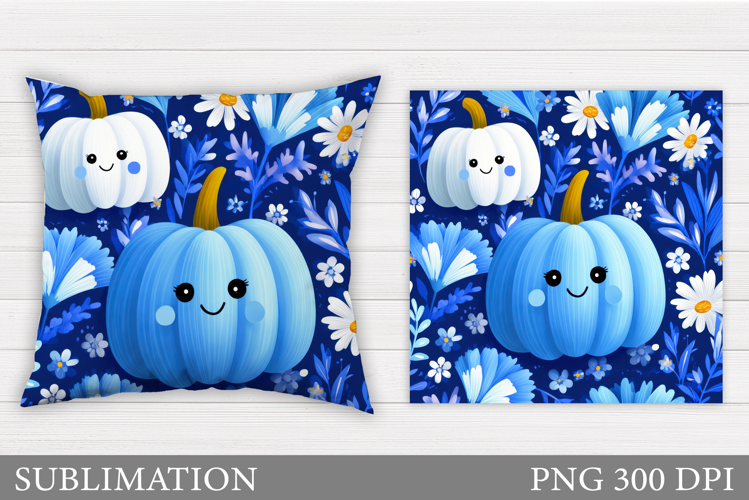 Cute Pumpkin Pillow Design. Cute Pumpkin Sublimation