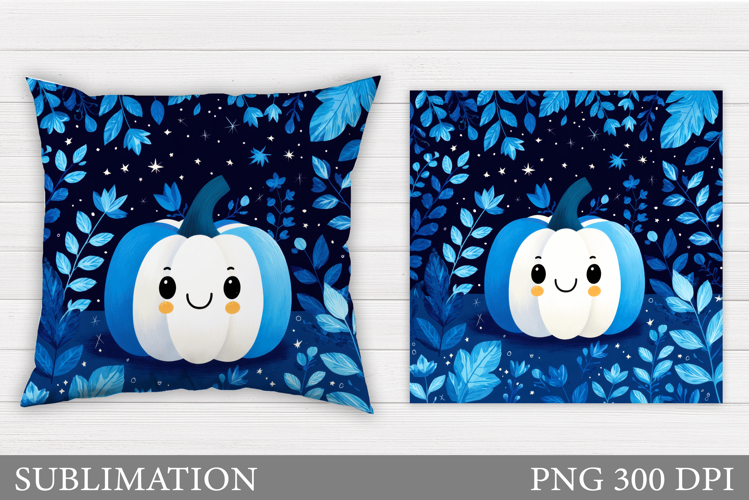 Cute Pumpkin Pillow Design. Cute Pumpkin Sublimation