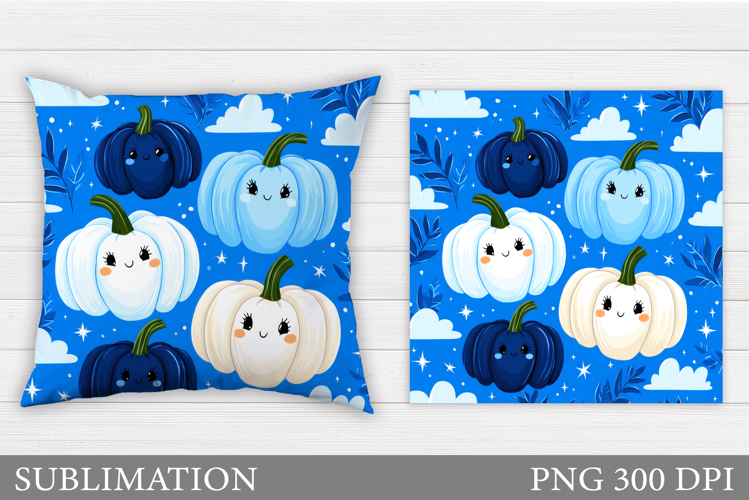 Cute Pumpkin Pillow Design. Cute Pumpkin Sublimation
