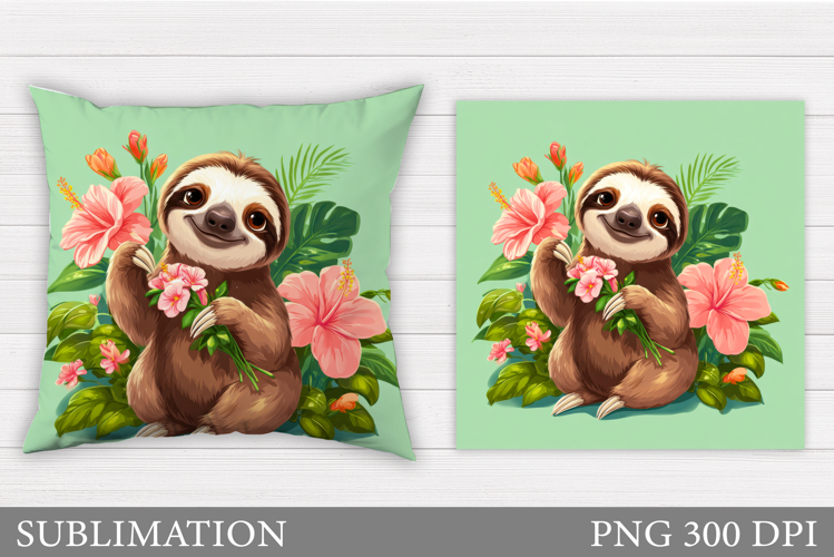 Cute Sloth Clipart Image 12