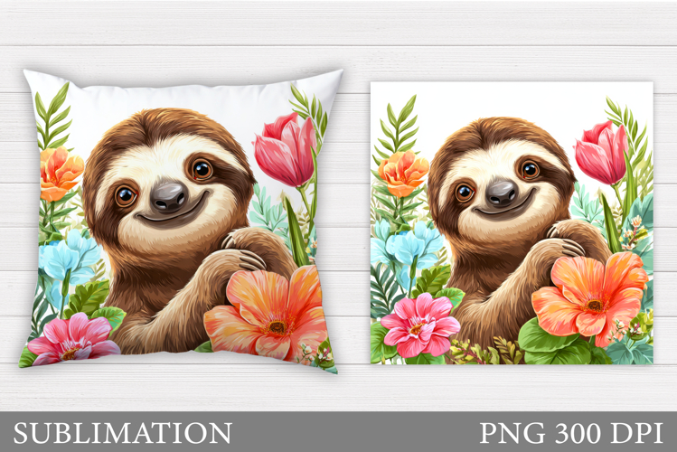 Cute Sloth Clipart Image 10