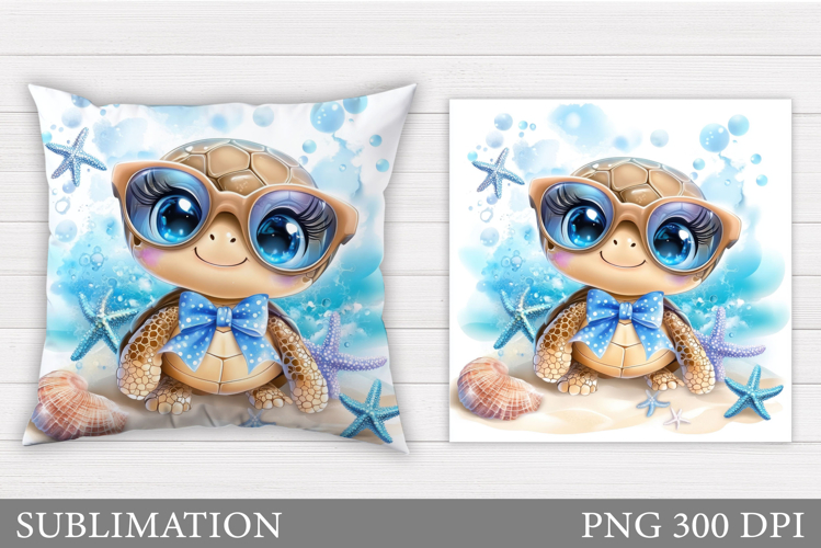 Cute Turtle Clipart Image 23