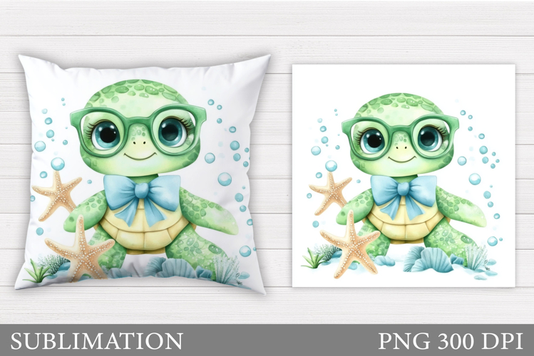 Cute Turtle Clipart Image 22