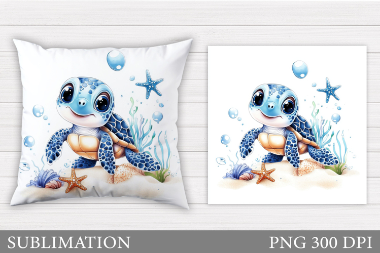Cute Turtle Clipart Image 21