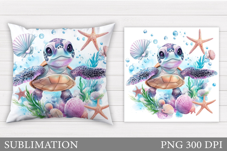 Cute Turtle Clipart Image 20