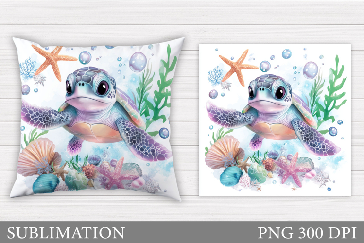Cute Turtle Clipart Image 19