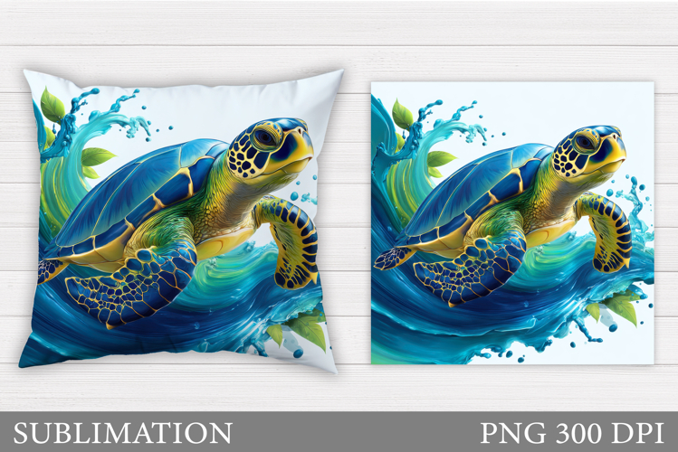 Cute Turtle Clipart Image 11