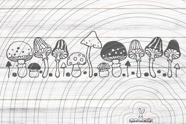 Mushrooms Svg Image 24