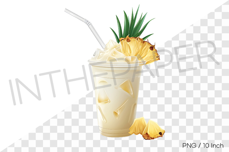 Pina Colada cup PNG Drink Clipart beverage summer cartoon
