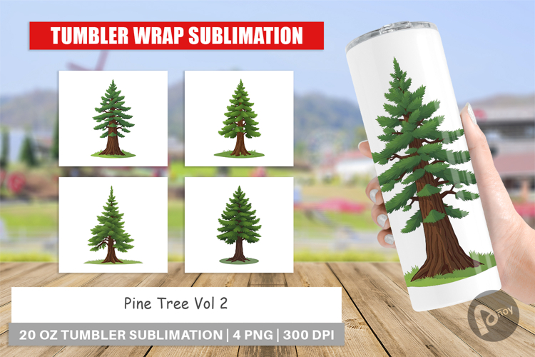 Tumbler Tall Pine