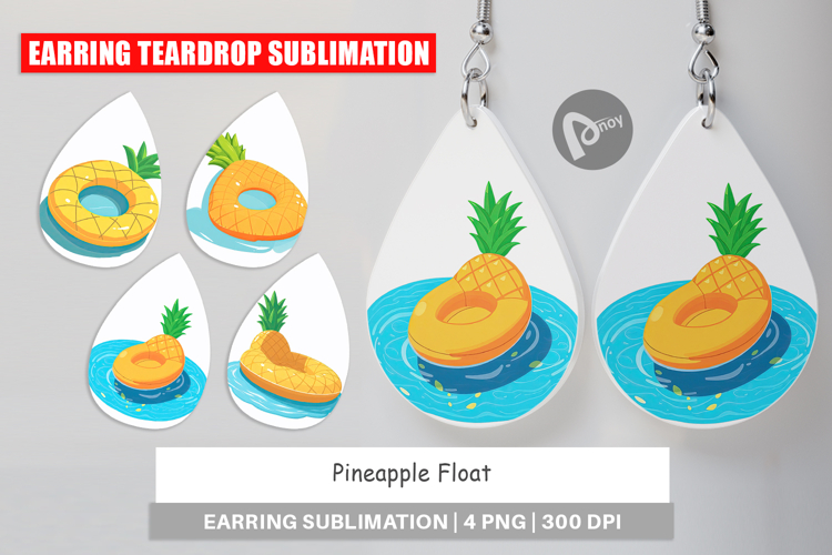 Earring Pineapple Float