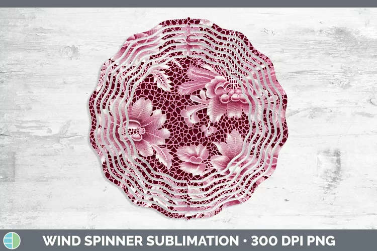 Pink 01 Wind Spinner | Sublimation Spinner Designs