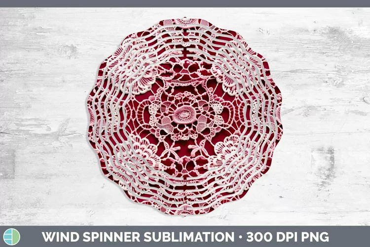 Pink 02 Wind Spinner | Sublimation Spinner Designs