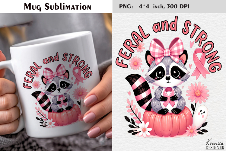 Breast Cancer Awareness | Coffee Mug Wrap