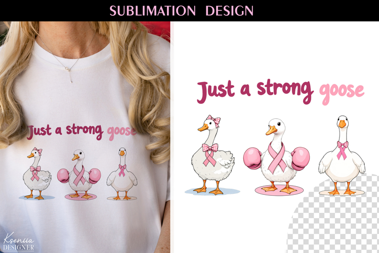 Breast Cancer Awareness| Vintage Goose|T Shirt Design