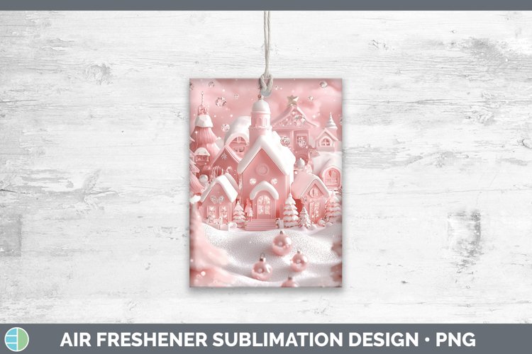 GorgeousPink 3D Christmas Air Freshener design.