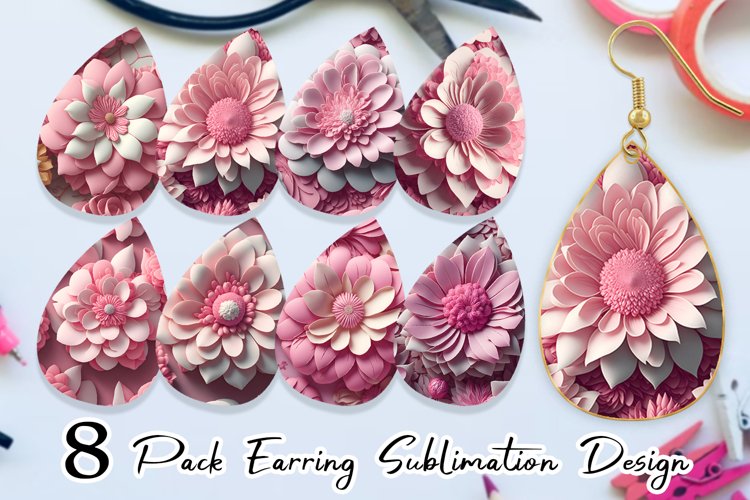 Sublimation Earring Designs Image 6