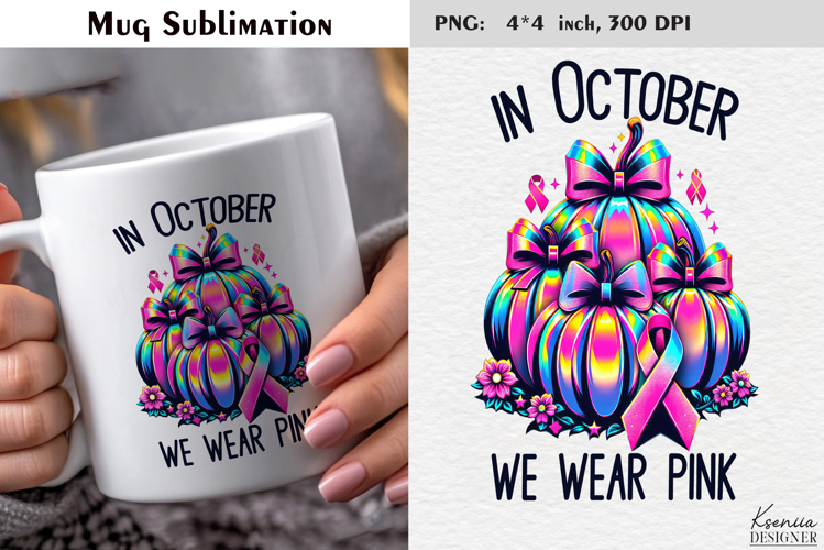 Breast Cancer Awareness|Positive Quotes Coffee Mug Wrap