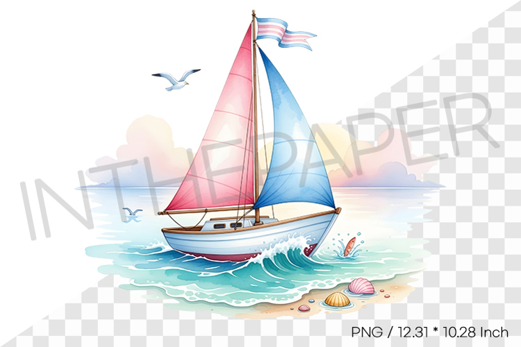 Sailboat Graphic Image 23