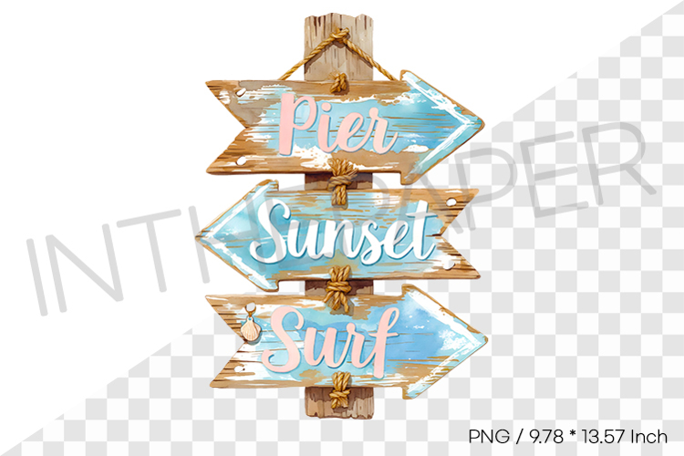  Wooden Signpost Clipart Image 8