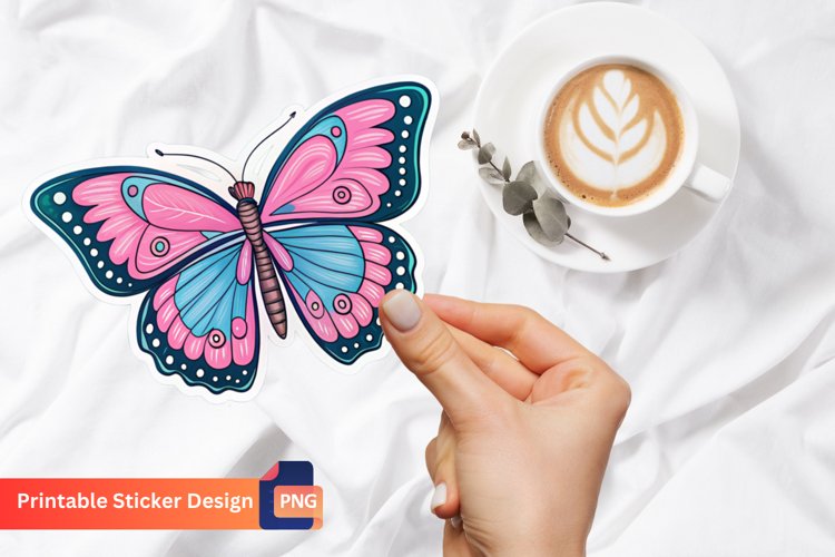 Blue Butterfly Clipart Image 4
