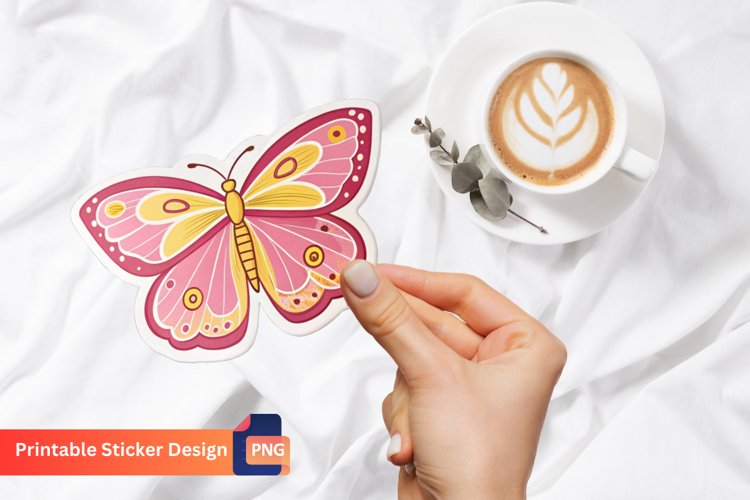 Pink Butterfly Clipart Image 15