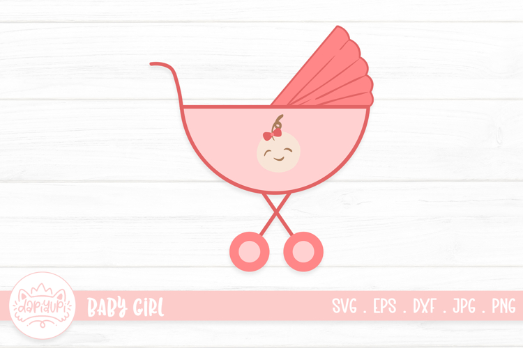 Baby Shower Girl Clipart Design