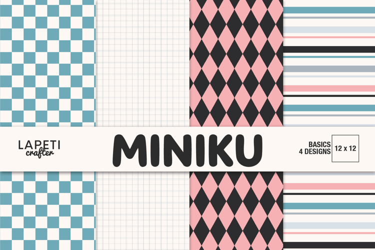Girl Scrapbook Paper, Pink Blue Pattern Backgrounds