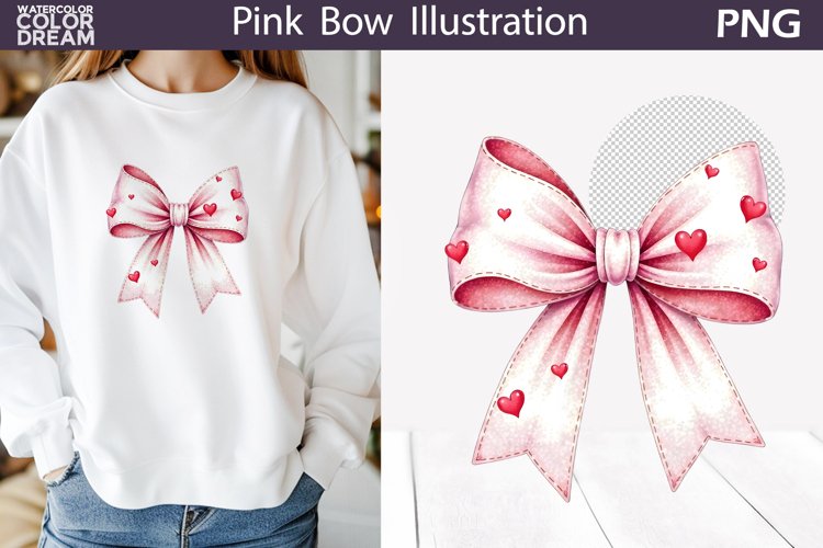 Pink Bow Clipart Image 7