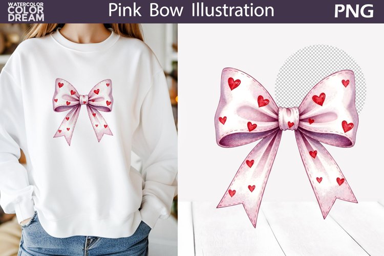 Pink Bow Clipart Image 7